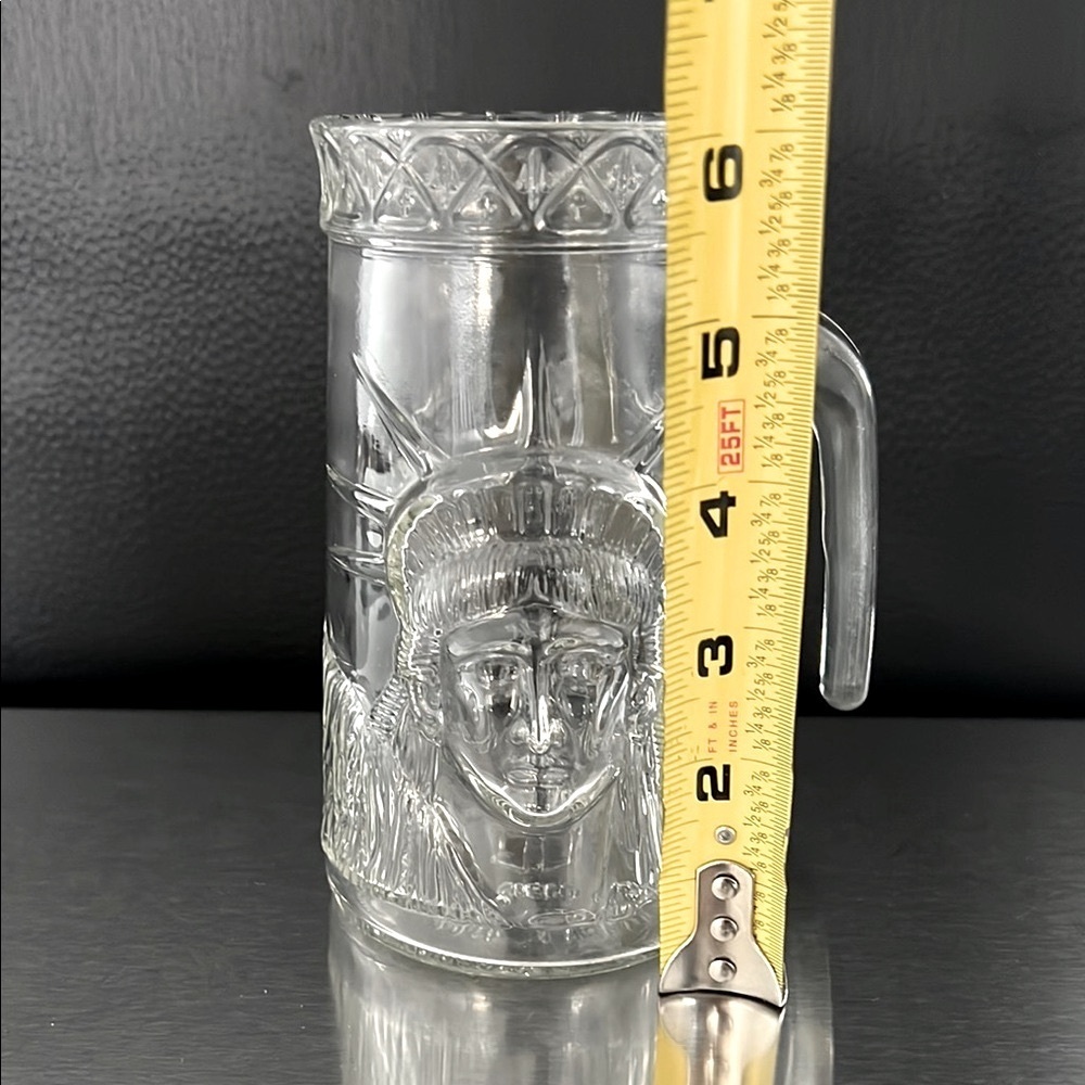 Vintage Anchor Glass Statue of Liberty Centennial 1886-1986 Glass Mug/Stein - Picture 10 of 10